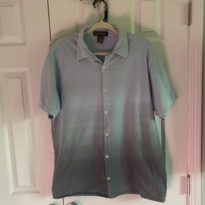 Banana Republic ombré mens xl shirt sleeve button down.